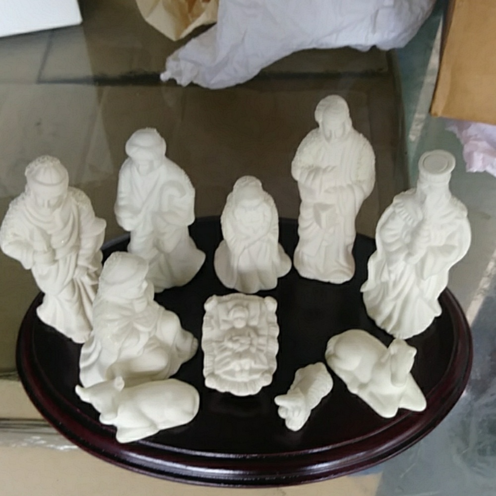 10pcs Nativity Set With Base